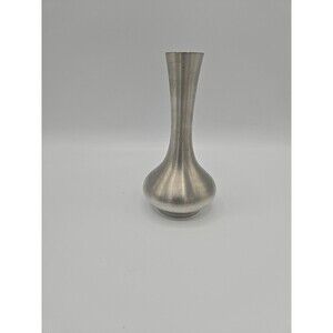 Selangor Pewter Silver Vase  5” H x 2-1/2" Diameter